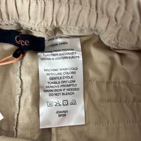 Quince Sz S European Linen Wide Leg Pants Driftwood NWT - Picture 4 of 10